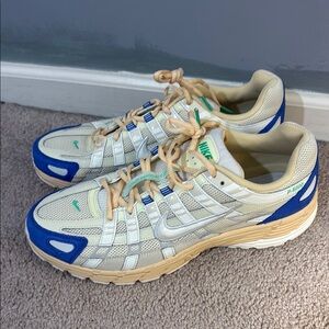 Nike New Bowerman Series Blue and Cream Chunky Sneakers Size 13